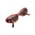 Occhiali da Sole Vintage in Acetato Col. Marrone