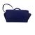 CELINE Borsa a Mano in Pelle Col. Blu Trapeze M