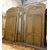 to pts673 - n. 4 gilded lacquered doors, mis. light cm 155 xh 330     