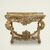 
Consolle Luigi XV Romana in Legno Dorato e Marmo Giallo Antico