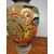 Antico vaso Giappone Satsuma '900 con personaggi, 38x25cm