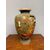 Antico vaso Giappone Satsuma '900 con personaggi, 38x25cm