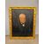 Antique 19th century oil on canvas painting of a noble figure in a gilded frame, 90x71cm