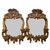 Pair of gilded mirrors