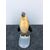 Glass penguin with gold inclusions base. Barovier and Toso Manufacture.     