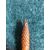 Scatolina Porta-aghi in legno di bosso a forma di pesce con lente e miniatura.Francia