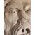 Carrara marble grotesque mask