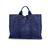 HERMES Borsa Shopper Vintage in Cotone Col. Blu Fourre-Tout M