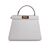 FENDI Borsa a Mano in Pelle Col. Bianco Peekaboo ISeeU M