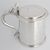 Charles II sterling silver tankard, silversmith TL, London, 1674