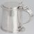 Charles II sterling silver tankard, silversmith TL, London, 1674