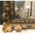 specc227 - lacquered and gilded mirror, cm l 86 xh 120     