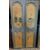 pts681 - pair of lacquered doors, cm l 102 xh 208     