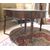 tav178 - round table in walnut, extendable, cm l 136 x p. 136 xh 77     