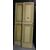 pts389 due porte doppie '700 in lacca originale, mis. cm 106 x h 220