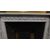 chm614 - camino in marmo bianco, L cm 145 x 28 p x 111 h