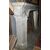 chm513 camino, ep. '700, italiano, marmo grigio bardiglio, cm l 190 x h 122
