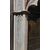 dars377 - portale neogotico in pietra granitica rosa, cm l 187 x h 348