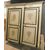 pts691 - n. 2 lacquered doors with frame, cm l 122 xh 230-235     