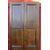 pts693 - pair of two-leaf doors in walnut, l 81 xh 208 cm     