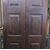 pti627 - two-leaf walnut door, eighteenth century, cm 94 xh 191     