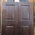 pti627 - two-leaf walnut door, eighteenth century, cm 94 xh 191     