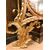 specc254 - specchiera in legno scolpito argentato/dorato, cm l 123 x h 172 