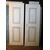 pts698 - pair of two-panel lacquered doors, cm l 71 xh 204     