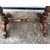 Luigi Filippo mahogany coffee table with inlaid briar top.     