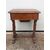 Mahogany work table with feather veneered top. Luigi Filippo period.     