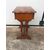 Mahogany work table with feather veneered top. Luigi Filippo period.     