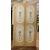 pts707 - n. 7 porte dipinte, XVIII secolo, misure cm l 130 x h 240/245