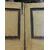 ptl511 - painted door with two doors, eighteenth century, cm l 98 xh 196     