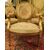 panc90 - salotto composto da quattro poltrone e un divano, seconda metà XIX seco