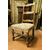 panc91 - walnut chair, XVII century, Piedmont, size cm l 50 xh 106     