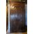 pti637 - poplar door with frame, 18th century, size cm l 135 xh 261     