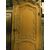 ptl519 - large lacquered door with frame, 18th century, mis. cm l 130 xh 360     