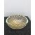 Coppa in vetro soffiato con inclusione di bolle e oro.Manifattura Barovier &Toso.