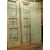 pts718 - n. 4 pairs of doors with oriental paintings, cm l 148 xh 274     