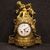 French clock in gilded bronze