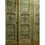 pts718 - n. 4 pairs of doors with oriental paintings, cm l 148 xh 274     