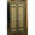 pte115 - n. 3 lacquered double-leaf doors, to be restored, cm l 90 xh 208     