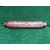 Blown glass rolling pin with ribbed inclusions England     