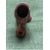 Terracotta pipe with bearded male figure Gambier manufacture, Jacob model Paris.     
