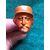 Pipa mignon in schiuma raffigurante figura maschile con cappello.