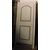 pts726 - pair of doors in lacquered poplar, cm l 93.5 xh 221     