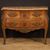 French inlaid dresser in Louis XV style with marble top