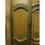 ptl532 - porta laccata e dorata con pannelli dipinti, cm l 155 x h 230 