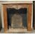 chl152 - walnut wood fireplace, eighteenth century, measure cm l 118 xh 110 x d. 23     