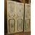 ptl195 pair of double lacquered doors, 18th century, meas. cm l 114 xh 215 each     